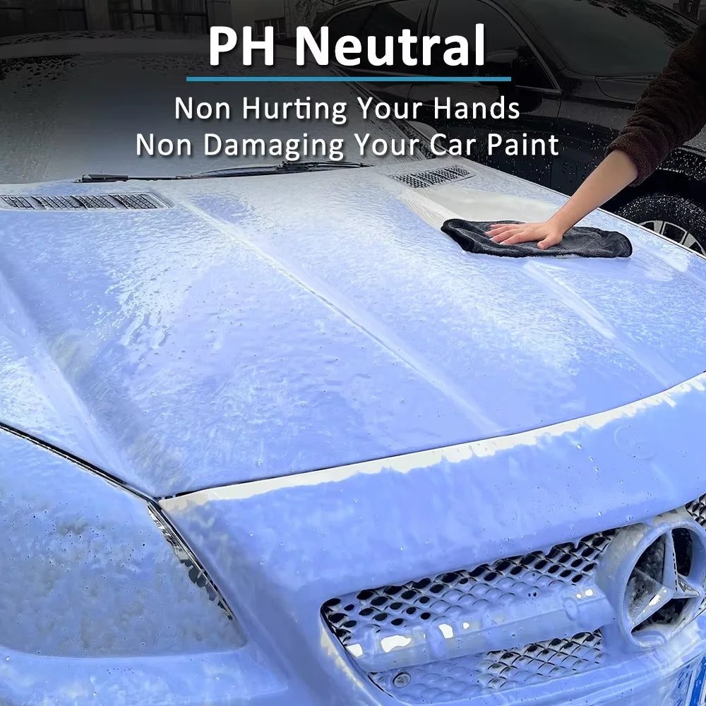 Blue Foaming Car Wash Shampoo - Ideal for Snow Foam Cannon or Bucket Wash