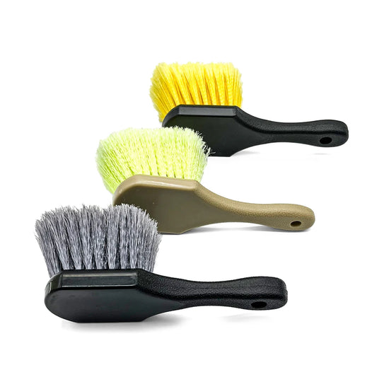 Flag-Tipped Wheel Detail Brush - Medium Bristle