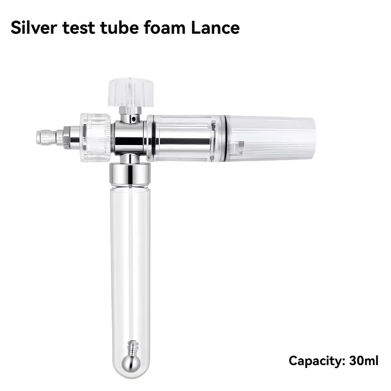 Adjustable Mini Foam Cannon with 1/4 Inch Quick Connect | No Water Added ShineShop.xyz.