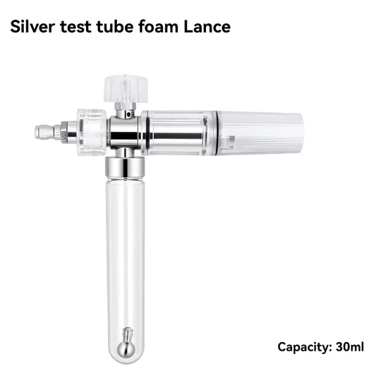 Adjustable Mini Foam Cannon with 1/4 Inch Quick Connect | No Water Added ShineShop.xyz.