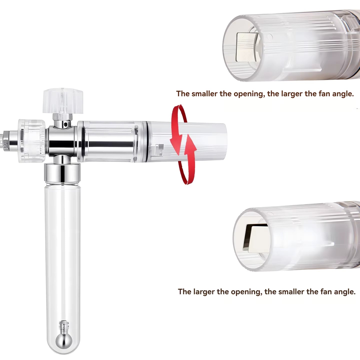 Adjustable Mini Foam Cannon with 1/4 Inch Quick Connect | No Water Added ShineShop.xyz.