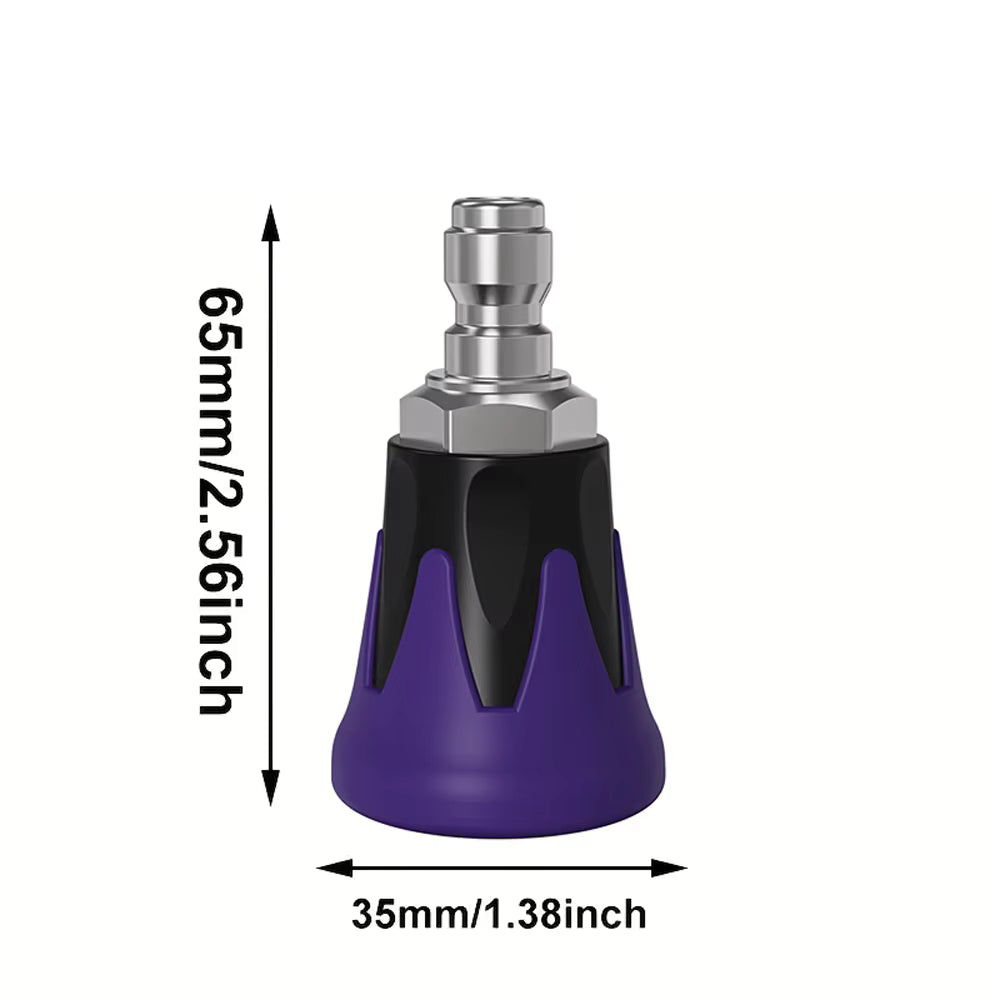 Soft Rubberized Anti-Scratch Nozzle - 1/4" quick connection ShineShop.xyz.