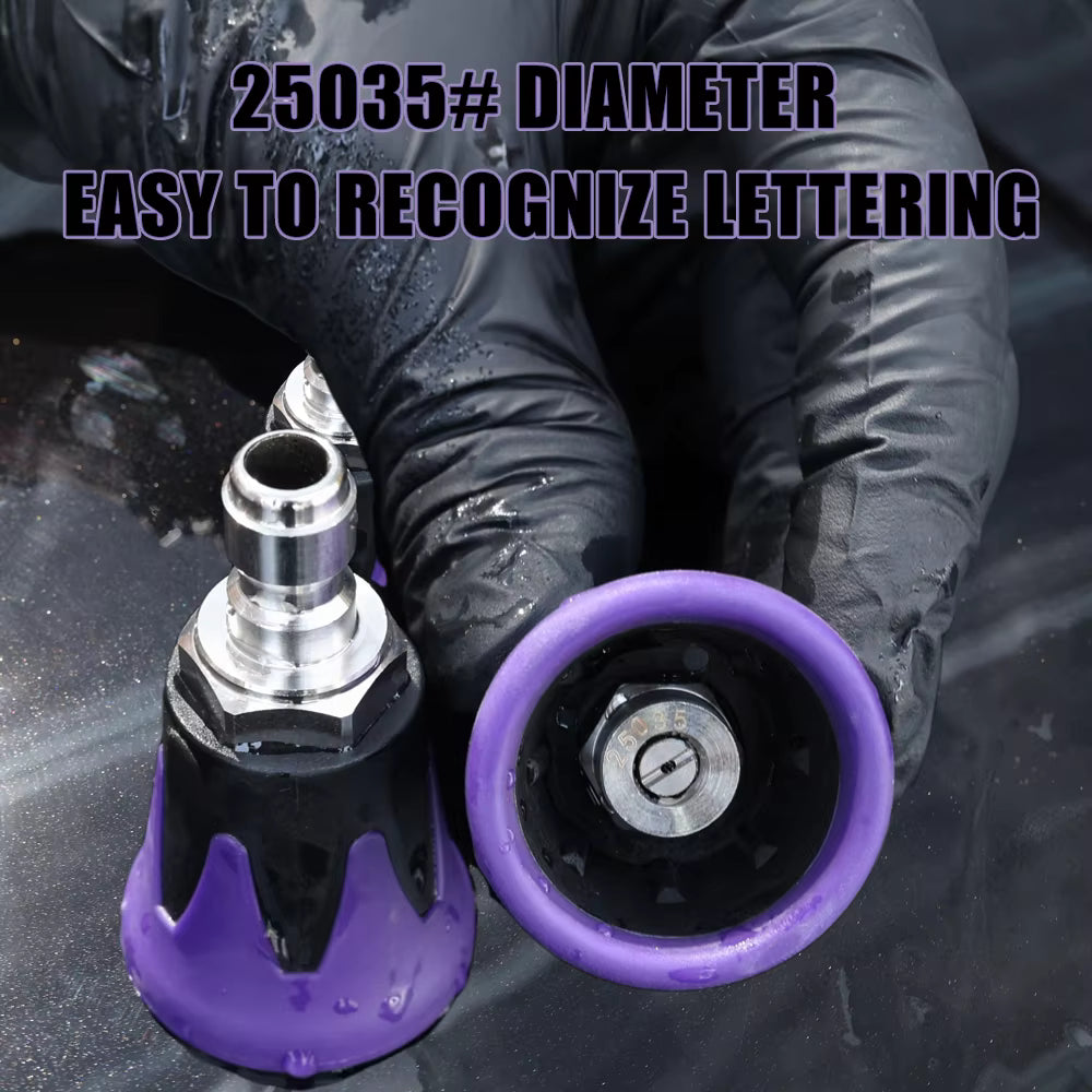 Soft Rubberized Anti-Scratch Nozzle - 1/4" quick connection ShineShop.xyz.