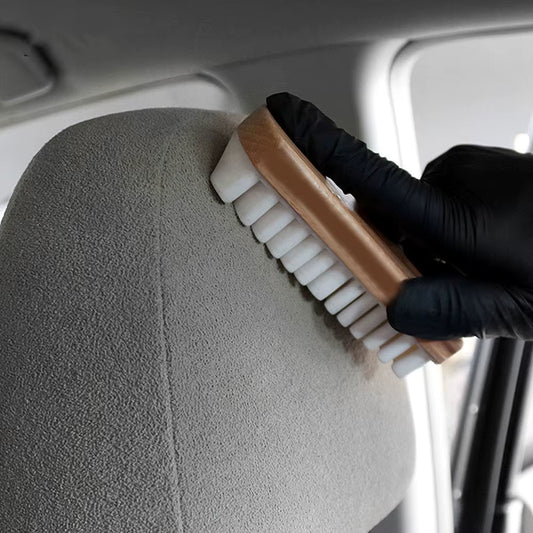 Alcantara Suede Brush - Gentle Deerskin Nubuck Plush Care for Detailing Car Upholstery
