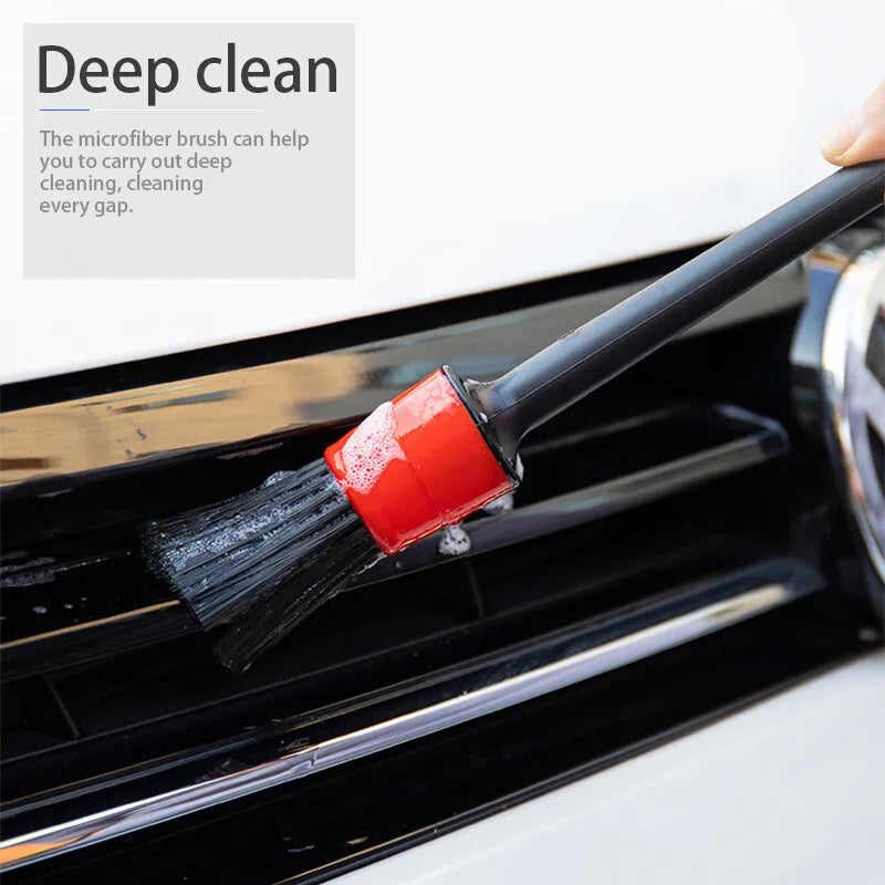 Medium Bristle 5pcs Car Detailing Brush Set