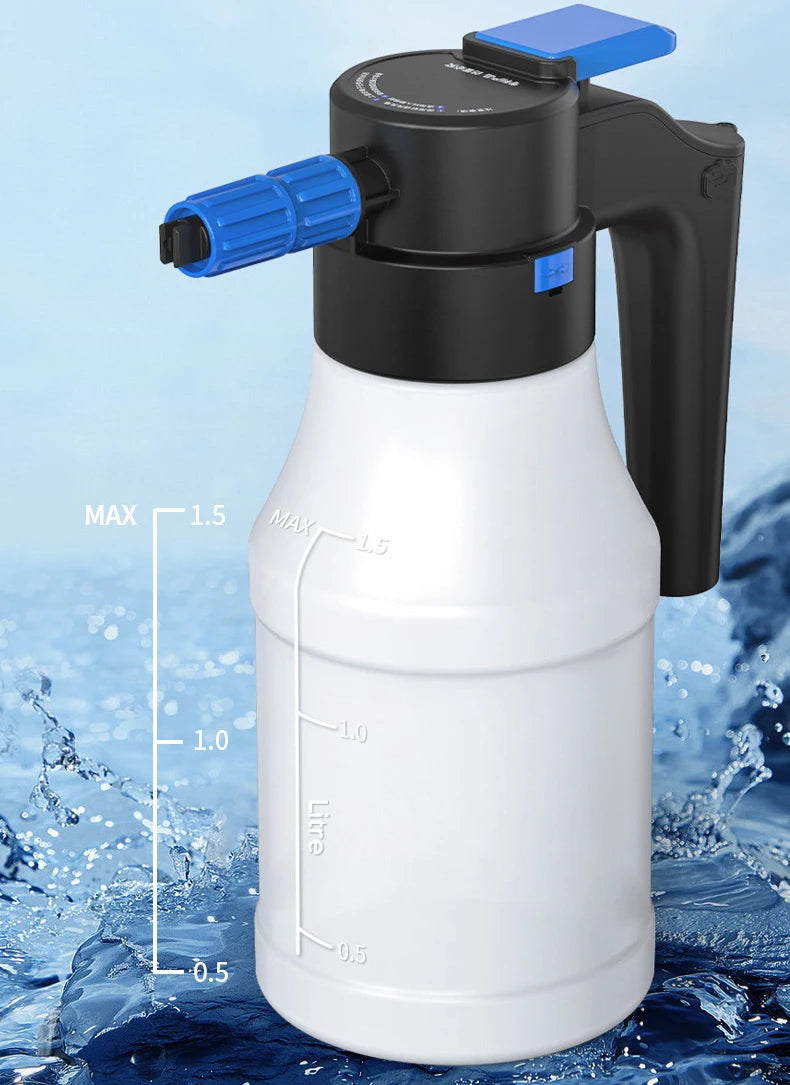 Electric Foam Spray Generator for Car Wash Lithium Battery 1h Endurance