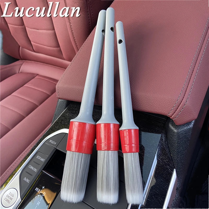 Gray PP Handle Super Soft Synthetic Bristle Detailing Brush Set