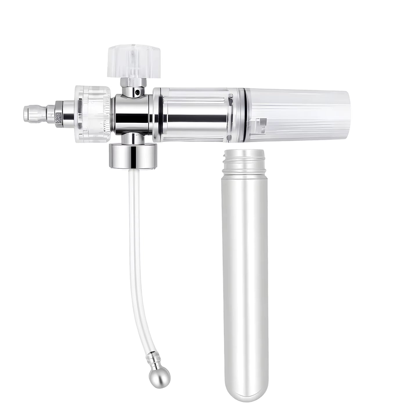 Adjustable Mini Foam Cannon with 1/4 Inch Quick Connect | No Water Added ShineShop.xyz.