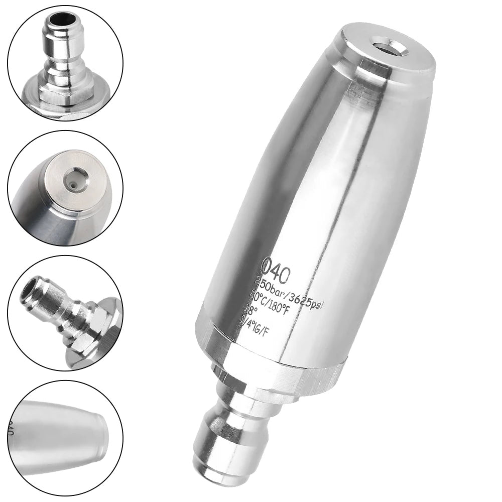 Turbo Nozzle Rotating Washer Spray Tip
