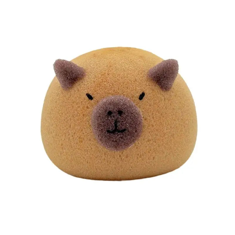Capybara Cute Gentle Exfoliating Massage Cleaning Bath Sponge Ball Soft Foaming Scrubber