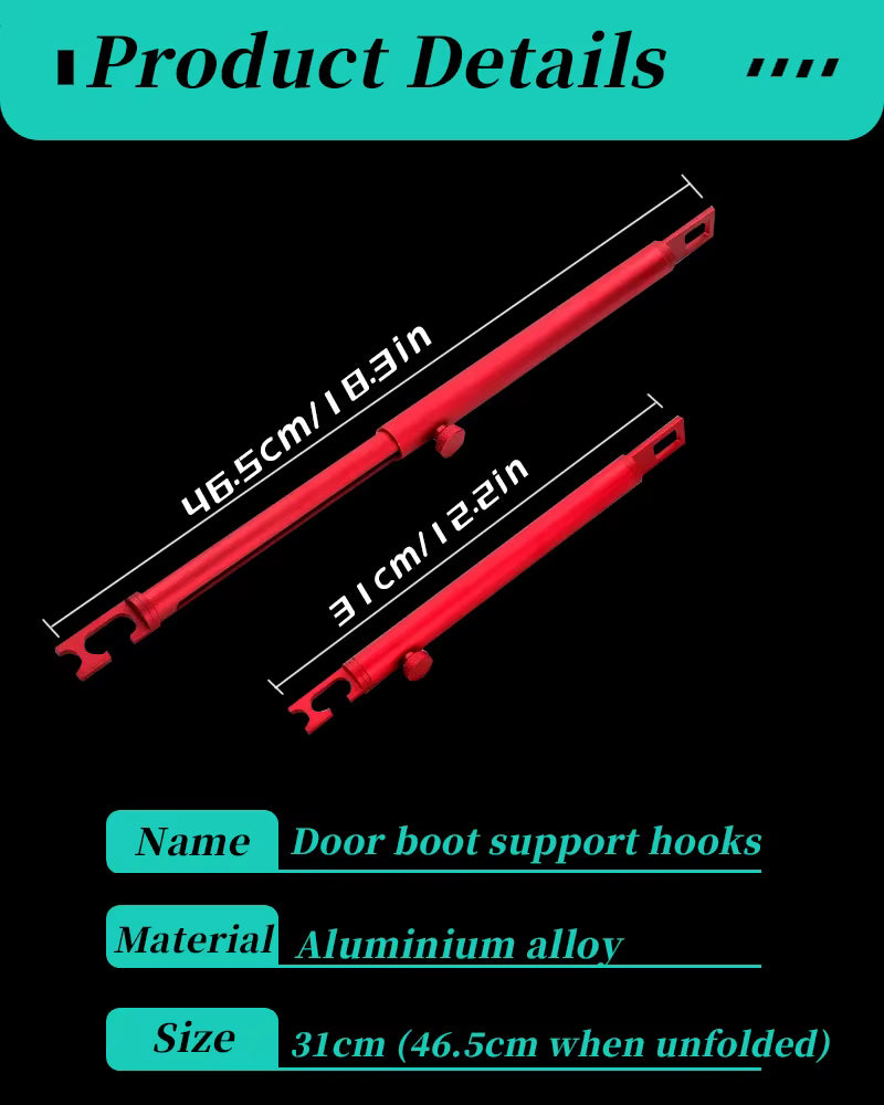 Panel Prop Rod - Fully Adjustable Aluminum Support Tool ShineShop.xyz.