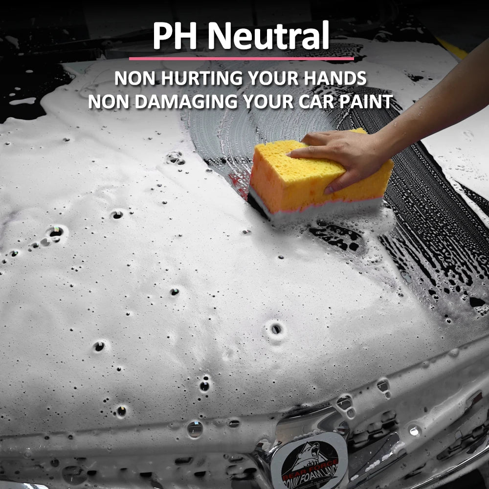 Cherry Snow Foam Car Wash & Wax Shampoo - Ideal for Foam Cannons or Bucket Washes