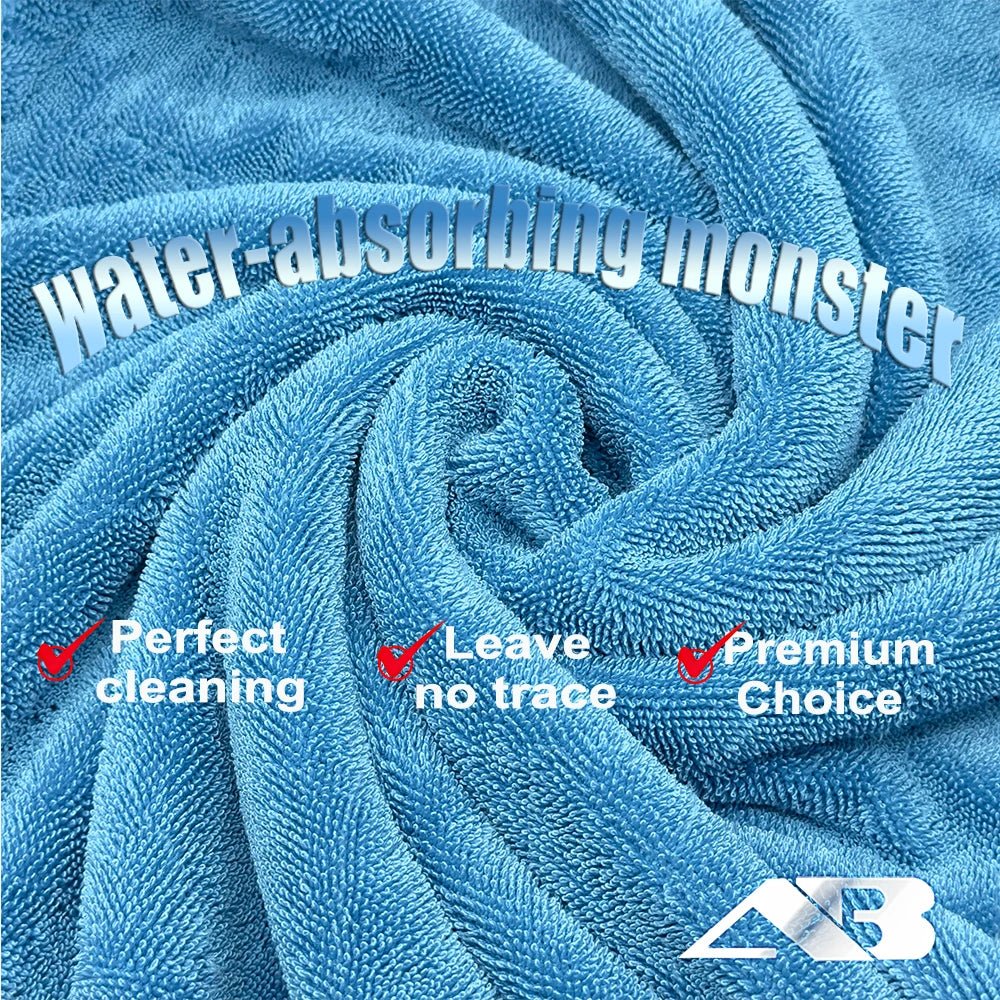 AUTOBRIGHT Premium 1300gsm Microfiber Car Drying Blanket - Thick Soft Towel ShineShop.xyz.