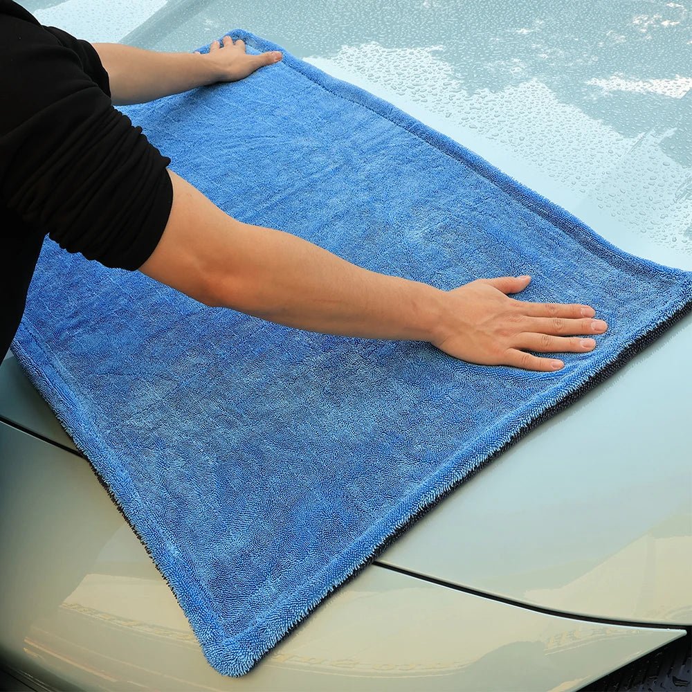AUTOBRIGHT Premium 1300gsm Microfiber Car Drying Blanket - Thick Soft Towel ShineShop.xyz.