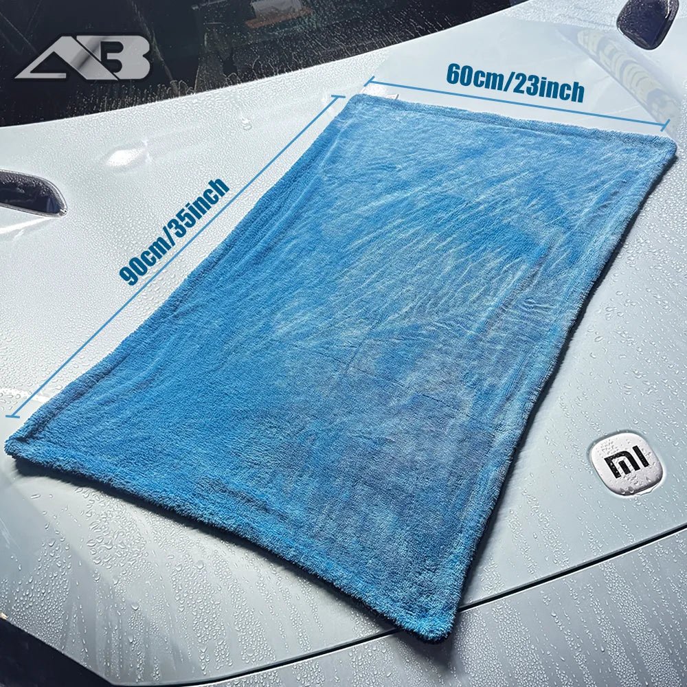 AUTOBRIGHT Premium 1300gsm Microfiber Car Drying Blanket - Thick Soft Towel ShineShop.xyz.