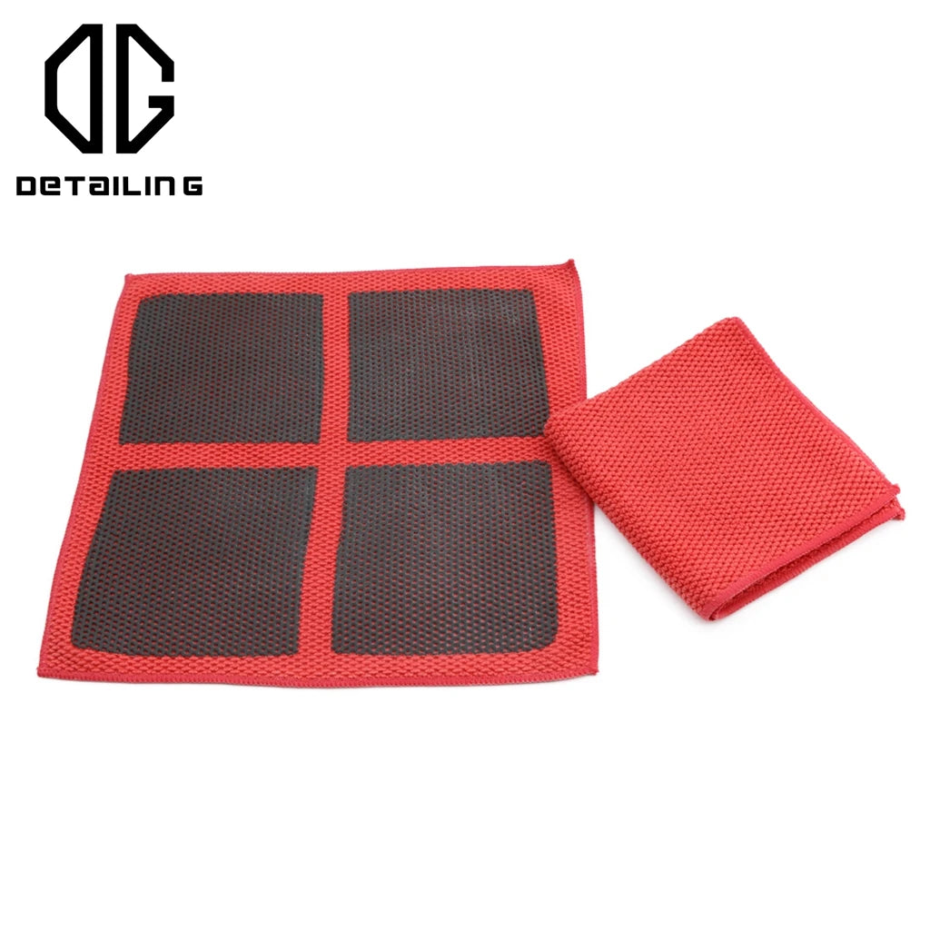 v3.0 Quad Folding Perforated Clay Decontamination Towels | Fine Grade Auto Detailing Clay Bar Towel