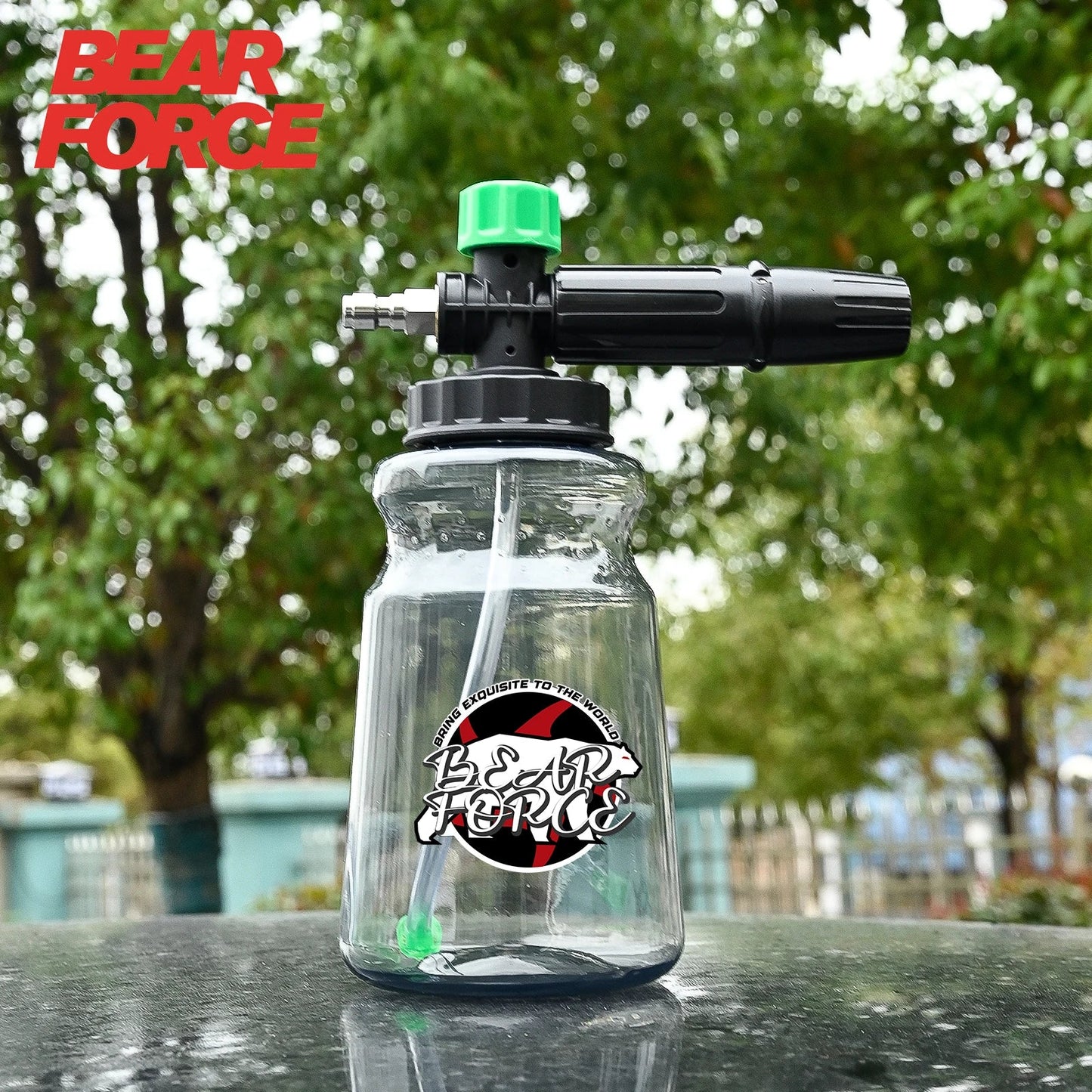 BearForce Car Wash Foam Cannon for Pressure Washer - 1/4” Quick Connect - Black - SHINE SHOP