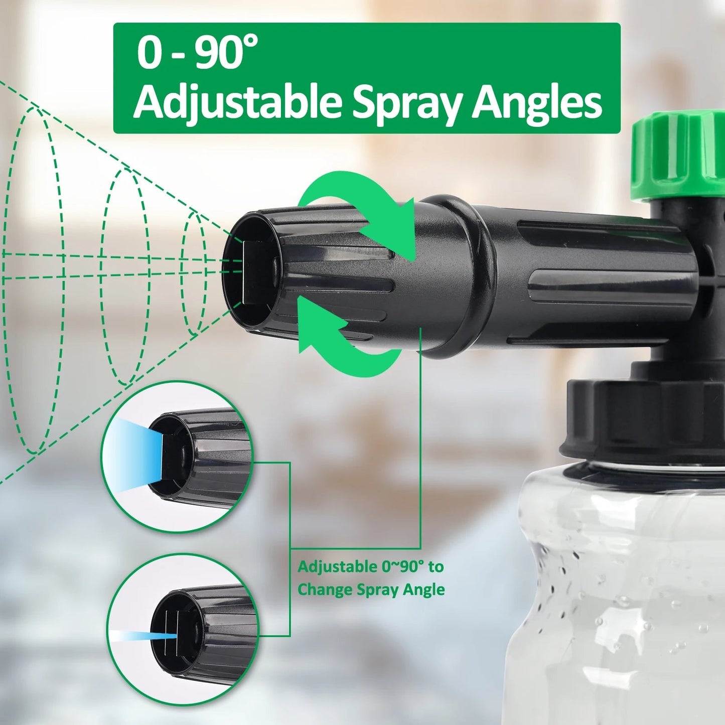 BearForce Car Wash Foam Cannon for Pressure Washer - 1/4” Quick Connect - Black ShineShop.xyz.