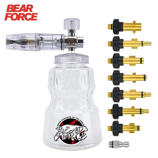BearForce Car Wash Foam Cannon for Pressure Washer - CHOOSE YOUR CONNECTOR - CLEAR - SHINE SHOP