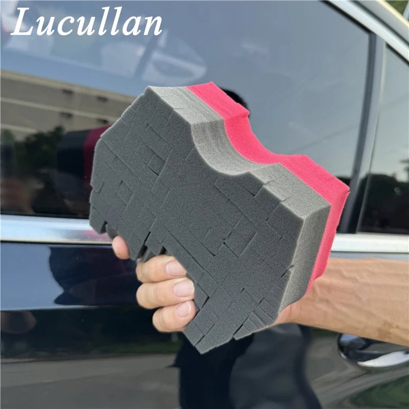 Big Grid 2.0 Double Sided Cross-Cut Sponge - Rinse-less Car Wash ShineShop.xyz.