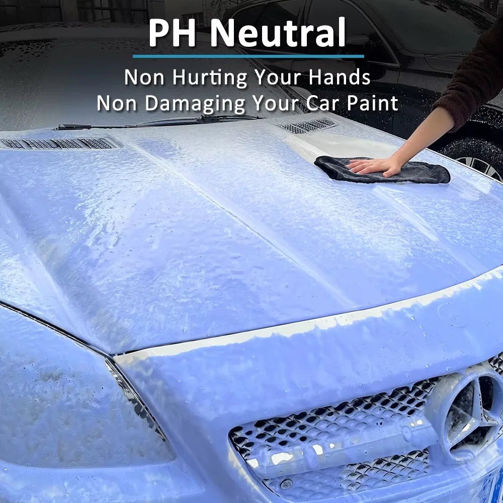 Blue Foaming Car Wash Shampoo - Ideal for Snow Foam Cannon or Bucket Wash ShineShop.xyz.