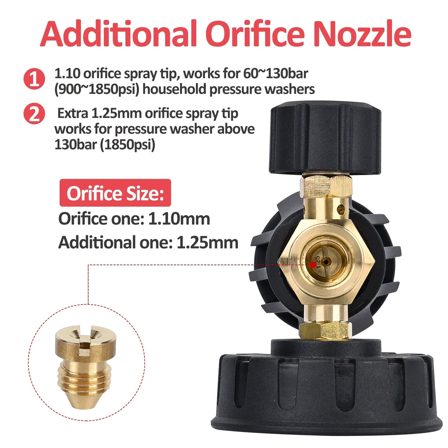 Brass Foam Cannon with 1/4” Quick Connector ShineShop.xyz.
