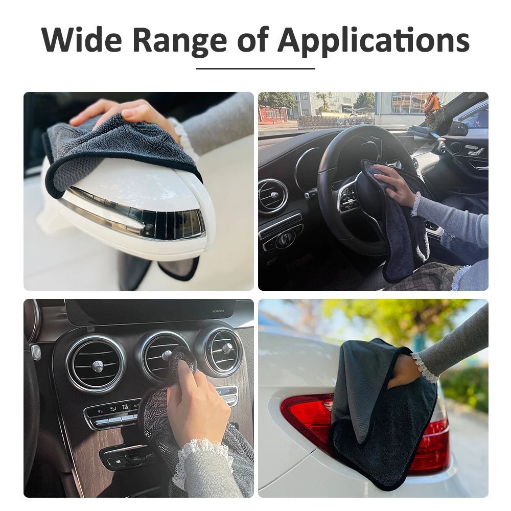 Car Drying Towel - Super Absorbent Twisted Braid - SHINE SHOP