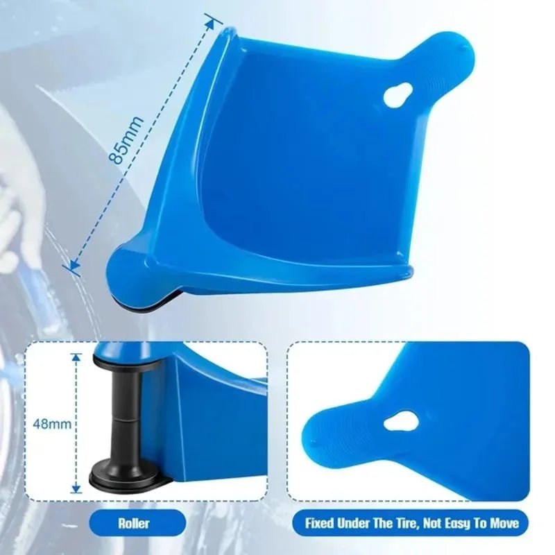 Car Wash Hose Guide Roller Wedge - Prevent Hoses from Snagging Under Tires ShineShop.xyz.