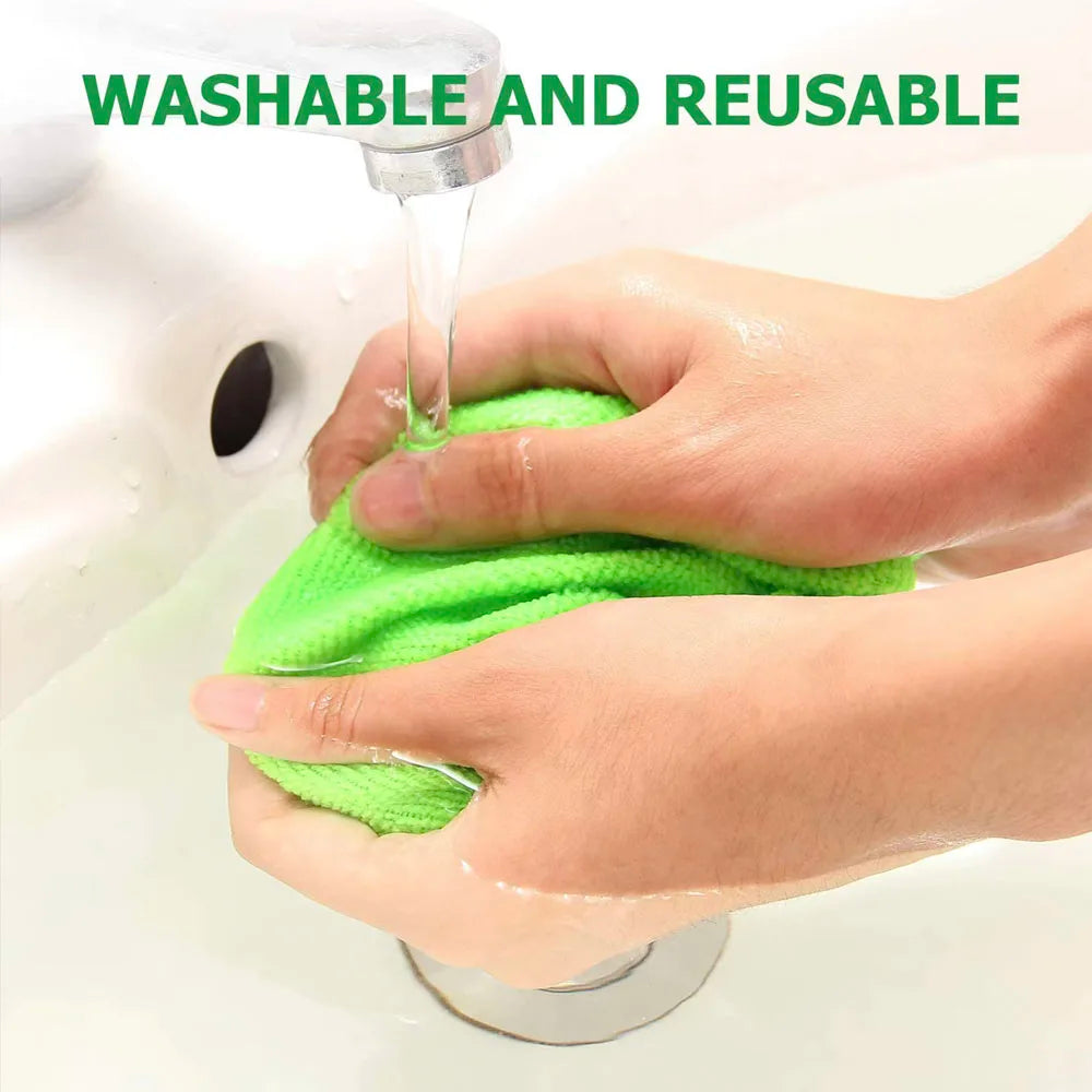 Telescopic Car Windshield Cleaning Brush - Microfiber Window Glass Cleaner Wand