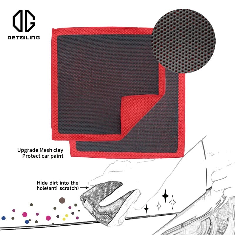 Decontamination Iron Remover Perforated Clay Towel ShineShop.xyz.