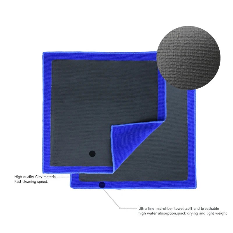 Decontamination Iron Remover Perforated Clay Towel ShineShop.xyz.
