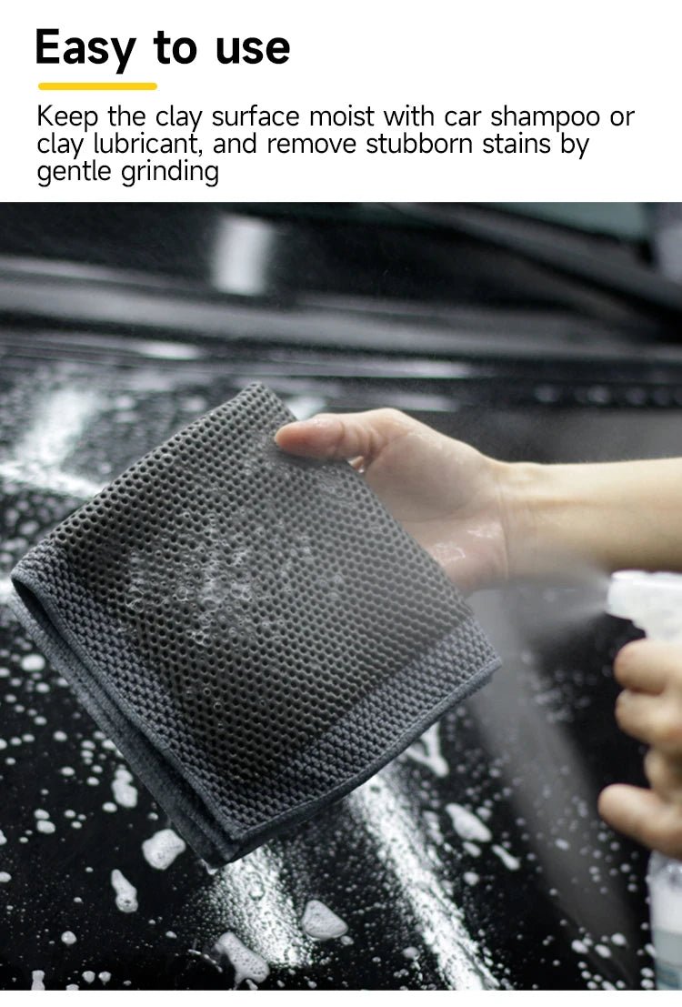 Decontamination Iron Remover Perforated Clay Towel ShineShop.xyz.