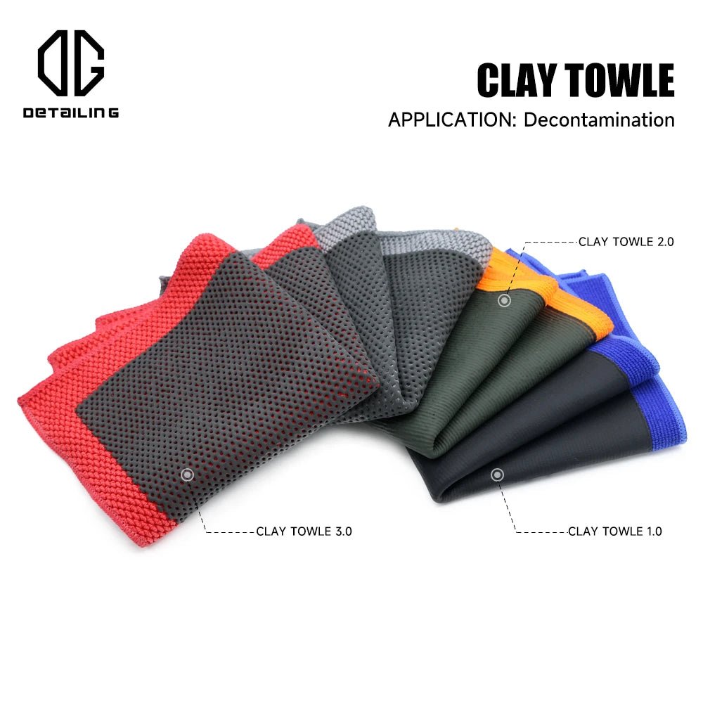 Decontamination Iron Remover Perforated Clay Towel ShineShop.xyz.