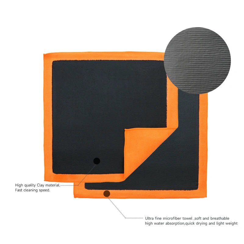 Decontamination Iron Remover Perforated Clay Towel ShineShop.xyz.
