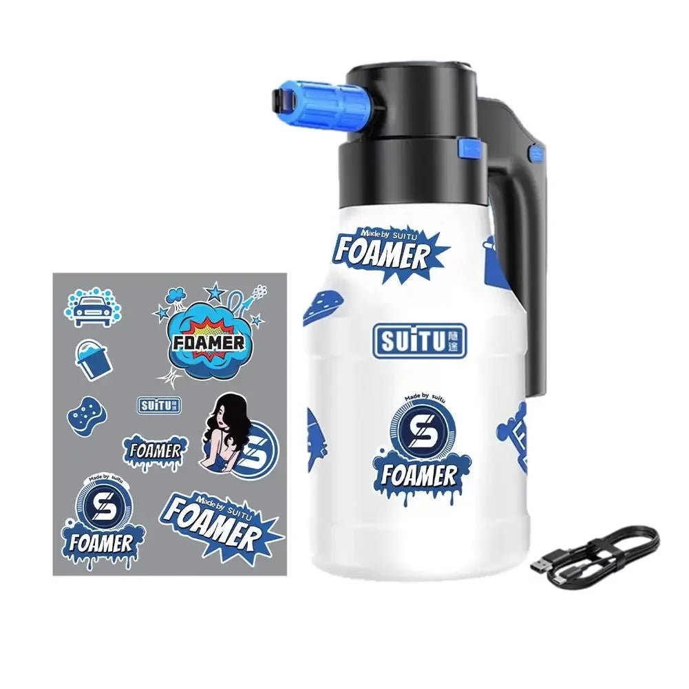 Electric Foam Sprayer for Car Wash with Lithium Battery ShineShop.xyz.