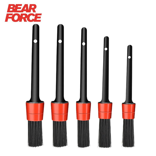 Firm Bristle 5pcs Car Detailing Brush Set ShineShop.xyz.