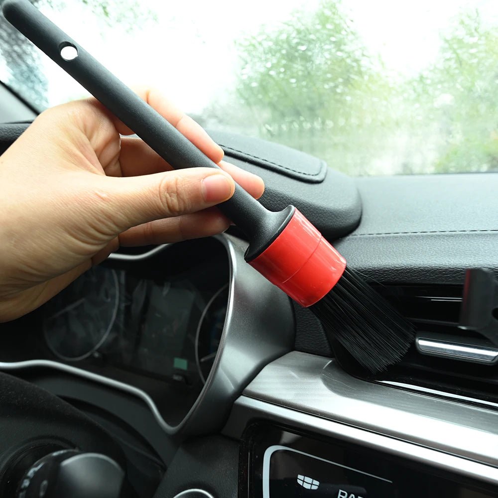 Firm Bristle 5pcs Car Detailing Brush Set ShineShop.xyz.