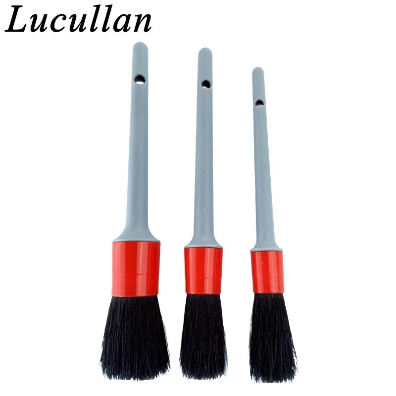 Gray PP Handle Super Soft Synthetic Bristle Detailing Brush Set ShineShop.xyz.
