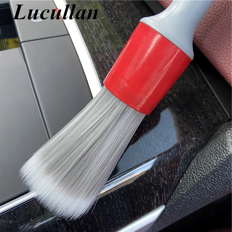 Gray PP Handle Super Soft Synthetic Bristle Detailing Brush Set ShineShop.xyz.