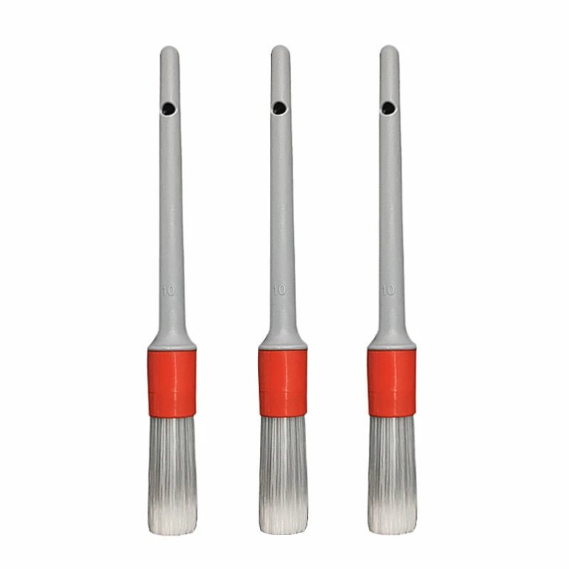 Gray PP Handle Super Soft Synthetic Bristle Detailing Brush Set ShineShop.xyz.