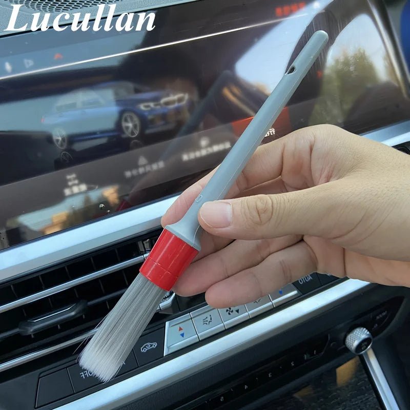Gray PP Handle Super Soft Synthetic Bristle Detailing Brush Set ShineShop.xyz.