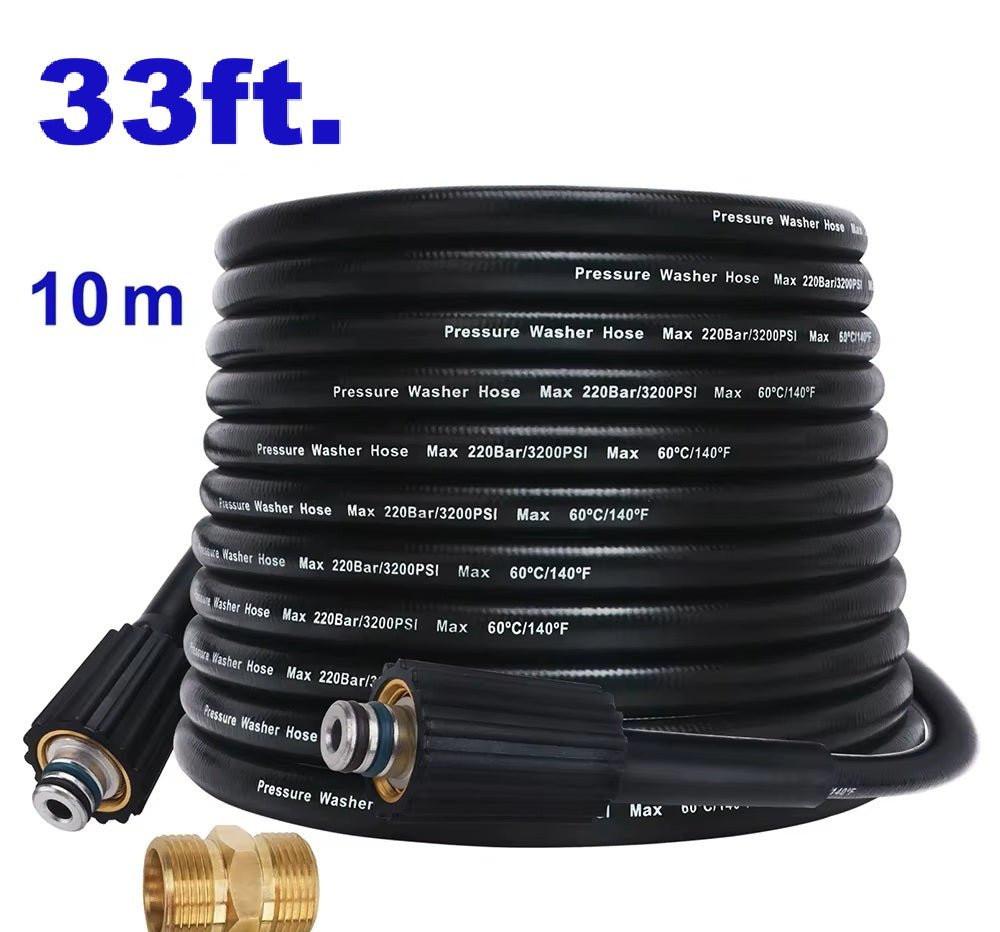 Kink Resistant 3200PSI Pressure Washer Hose Extension ShineShop.xyz.