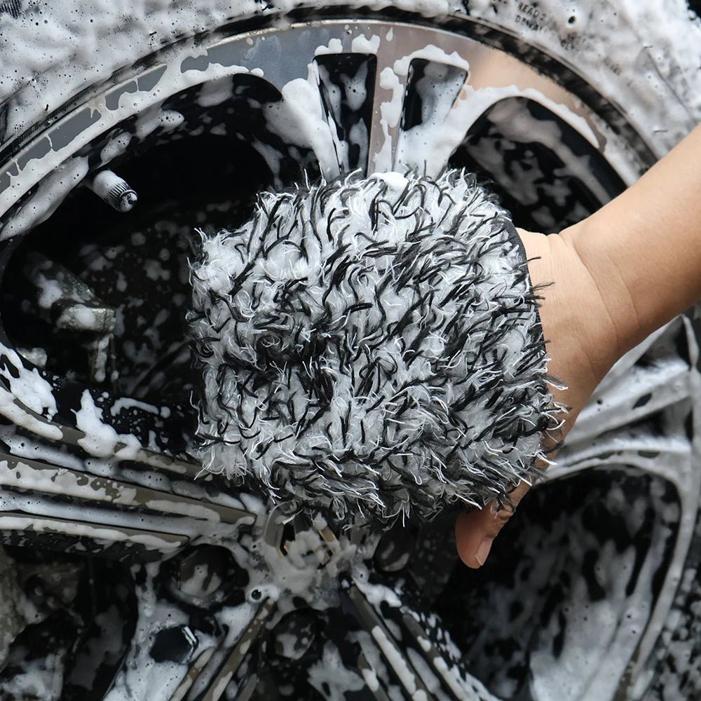Mini Mitts in Bulk - Super Soft Microfiber Wheel Glove ShineShop.xyz.