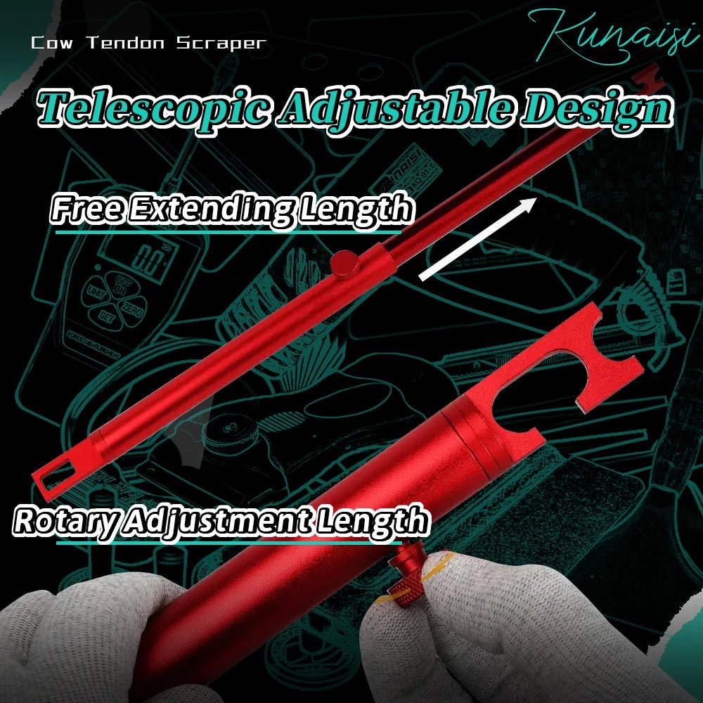 Panel Prop Rod - Fully Adjustable Aluminum Support Tool ShineShop.xyz.