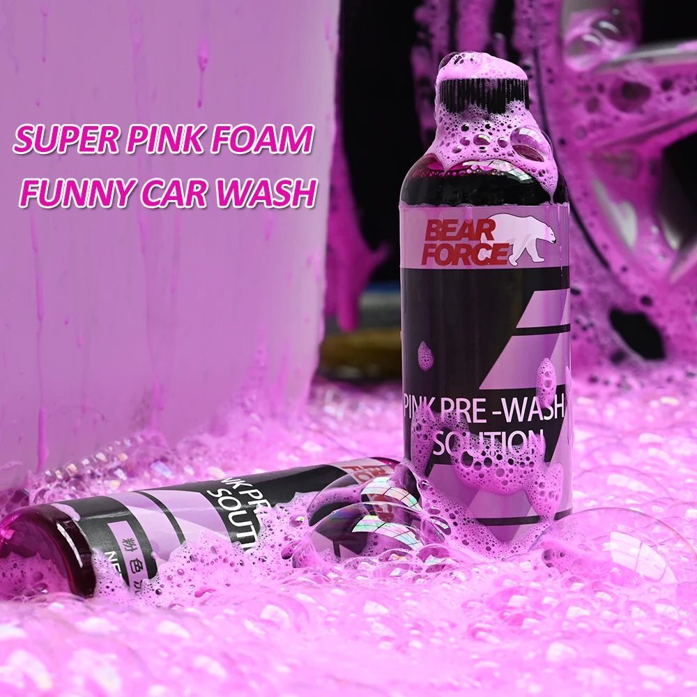 Pink Snow Foaming Car Wash Shampoo ShineShop.xyz.