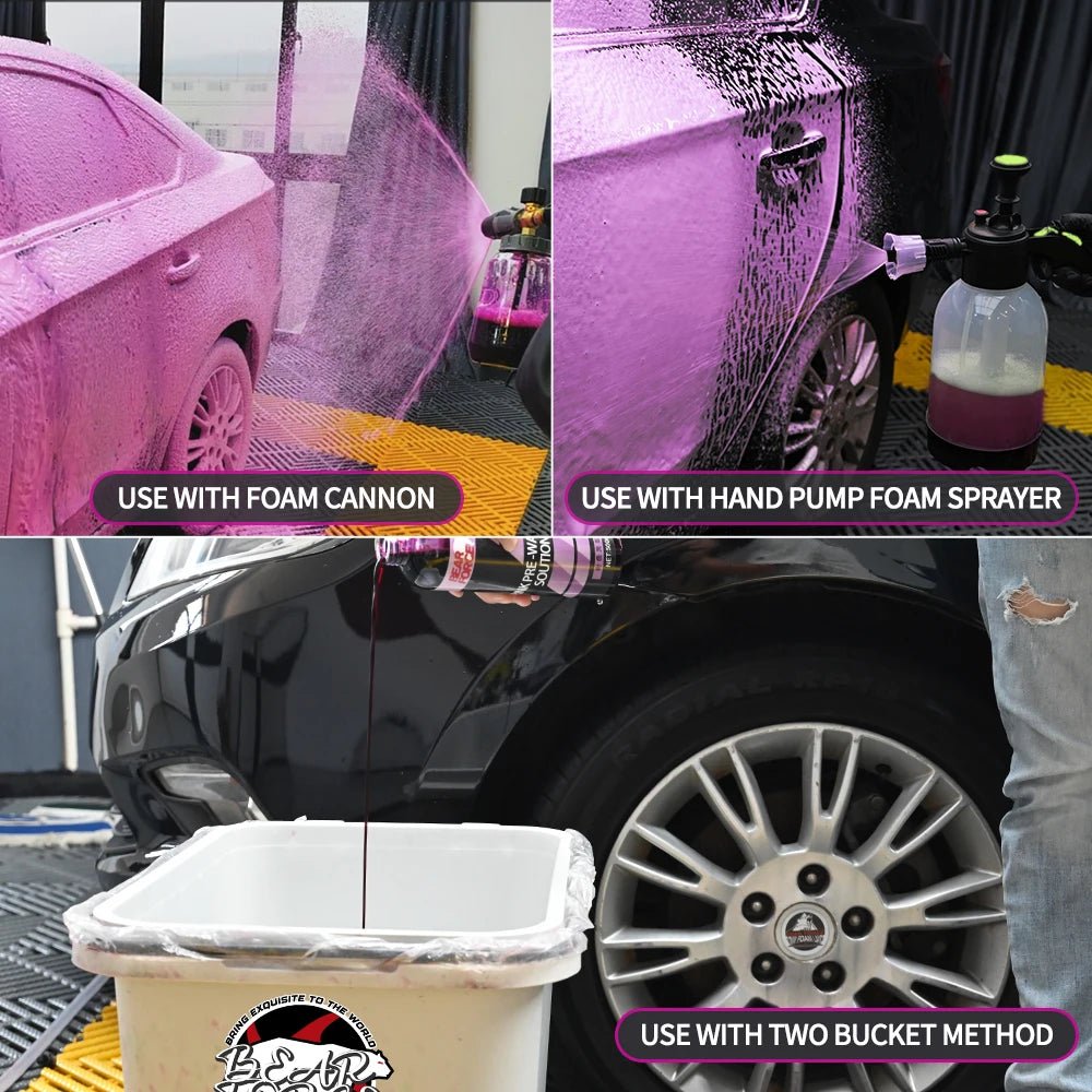 Pink Snow Foaming Car Wash Shampoo - Ideal for Pressure Washer Foam Cannon - SHINE SHOP