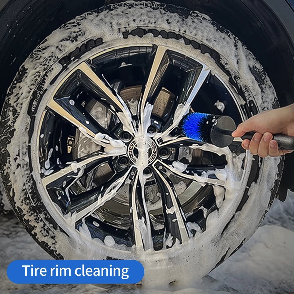 Premium Car Wheel Cleaning Brush - 16in. - SHINE SHOP