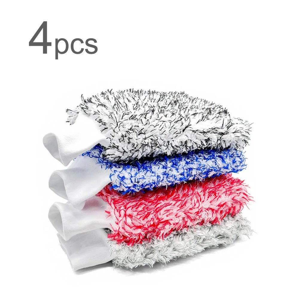 Premium Microfiber Car Wash Gloves - Ultra-Soft ShineShop.xyz.