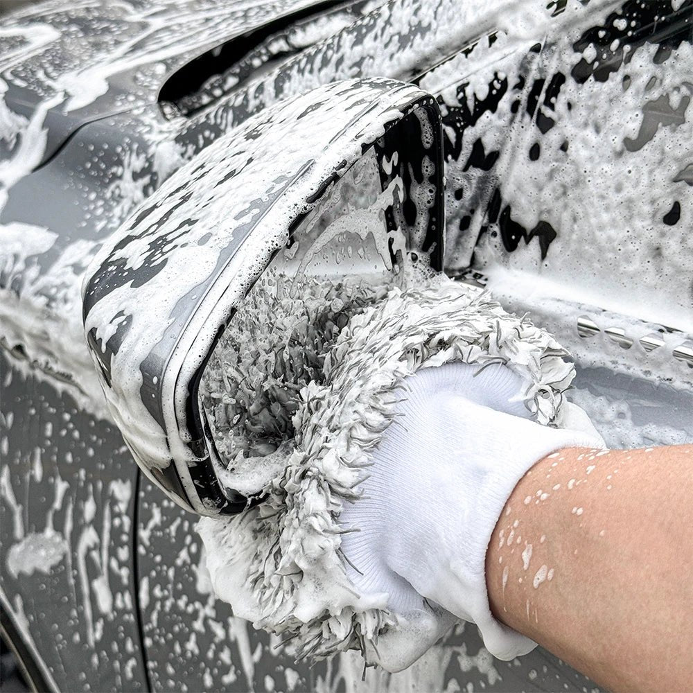 Premium Microfiber Car Wash Gloves - Ultra-Soft ShineShop.xyz.