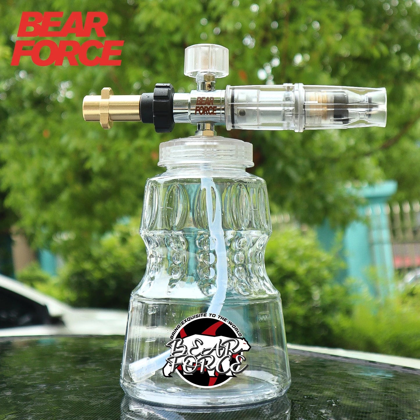 Pressure Washer Car Foam Cannon Foam - 1/4” Quick Connector - CLEAR - SHINE SHOP
